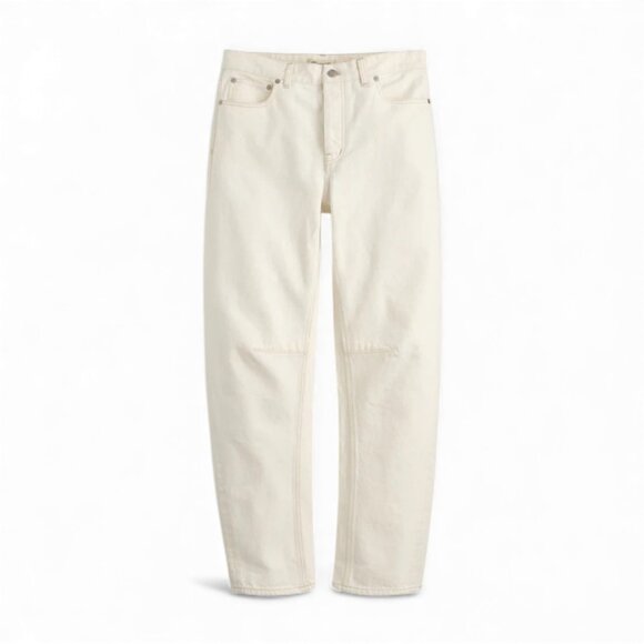 Madewell The Petite Darted Barrel-Leg Jean Size 32 Petite - Picture 3 of 12